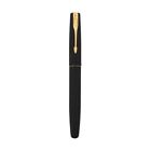 Parker Frontier Matte Black Gt Fountain Pen  gold Nib  Refillable Gold Trim