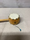 Handheld Wooden Percussion Rattle drum Ethnic Folk Instrument Vintage Style
