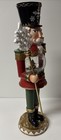 Red  Black  White Nutcracker With Led Glass Globe Body   Snowflake Staff 20 