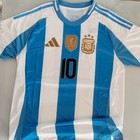 Lionel Messi Autographed Argentina Home Jersey With Coa