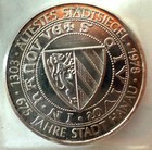 Rare 1980 s Modern Germany Silver Commemorative Token Hanau  Germany