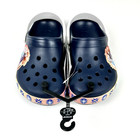Crocs Kids Blue Lightweight Disney Frozen 2 Anna Elsa Fun Lab Lights Clogs Sz J3