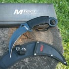 10  Mtech Black Out Big   Long Karambit Dagger Claw Hunter Knife Full Tang Blade