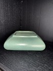 Vintage Unbranded Haegar  7    Square Rounded Low 3    Tall Planter Usa Matte Green