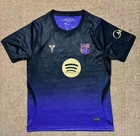 Barcelona Away Soccer Jersey Men   s Soccer Shirt Black Purple Spotify 2026 Kobe