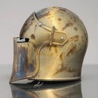Hand-forged Steel Templar Knight Helmet   Medieval Crusader Armor