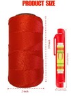High Strength Nylon String Line  18  1000 Ft with 5 String Line Level Tool  For