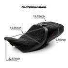 Step Up Seat Driver Passenger Full For Harley Road Glide Fltr Fltri 1998-2007 Us