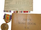 Original Wwi Us Army Service Of Supply Patch   Victory Medal Lot Group Flag