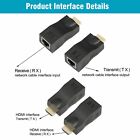 4k 1080p Hdmi Extender To Rj45 Over Cat 5e 6 Network Lan Ethernet Adapter Lot