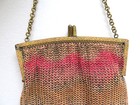 German Gold Gilt Chainmail Metal Mesh Purse