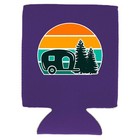 Retro Camper Neoprene Collapsible Can Coolie  Neoprene