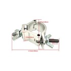 2 Pcs Stage Light Clamp 11 2 1 491 57 Inch Truss Aluminum Alloy 220 Lbs