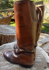 Equestrian Bespoke Riding Boots Mens Sz 12  Nutmeg Brown Lovely Patina Grip Loop