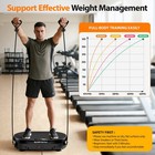 4d Vibration Plate Exercise Machine Whole Body Workout Vibrate Platform Fitness