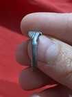 Rare Greek Ancient  Medieval Silver Ring Decorative Design-circa A60