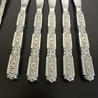 Oneida Heirloom Cube Stainless Raphael Black Accent Serving Utensils   Flatware