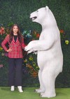Polar Bear Large Statue Standing Life Size Durable Sculpture Indoor Outdoor 8ft