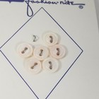 Vintage Lansing Two-hole Buttons New Old Stock White Off-white On Card