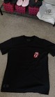 Rolling Stones Black Short Sleeve Graphic T-shirt Tongue Logo Size M