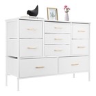 Dresser 9 Fabric Drawer Storage Dresser For Bedroom Chest Storage Tower