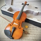 Gorgeous Solid Wood 15  Viola With Natural Finish With Case  Bow  Rosin  Bridge