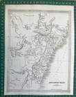 1838 Antique Map  New South Wales  Australia By Alexander Findlay