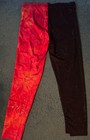 Ring Worn Pro Wrestling Tights L Xl Red   Black Wwe Aew Professional Gear