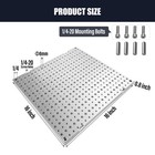 Bzbmgmo 16x16x0 8  Mic 6 Aluminum Fixture   Sacrificial Plate  Mini Pallet