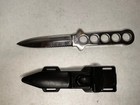 Tekna Style Stainless Steel Dive Knife pointed   Leg Mount used