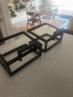 Jbl L100 Style Speaker Stands  14 25 Inch Wide   11 75 Inch Deep