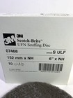 Box Of 10 3m 07468 Scotch-brite Ultra Fine 6    Hook-loop Scuffing Deburring Discs