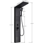 Led Shower Panel Tower System Set Rain Massage Body Jet Stainless Steel Faucet