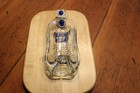 Absolut Vodka Bottle Flat Melted Glass Wall Decor Serving Or Cutting Tray