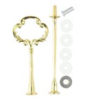 Zinc Alloy 23 Tier Cake Pan Holder For Stand Cupcake Plate Fittings Silver
