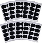 80 Pcs Food-grade Silicone Saxophone   Clarinet Mouthpiece Cushions - Black