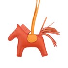Authentic Hermes Rodeo Bag Charm Pm 064929ca   270-004-115-4165