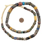 Premium Mixed Venetian Trade Beads  16300 11mm Ghana African Multicolor Glass