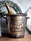 Antique Silver Plate Ayala Champagne Bucket Ice Bucket Wine Cooler Vintage