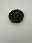 Vintage Champion 6 Lever Padlock Old Antique Brass High-shackle Lock No Key