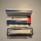 Hohner Bluesband Harmonica Key Of D Pitch D W  Case Box  Silver black