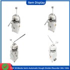 110v Commercial 30 Blocks Semi-automatic Dough Divider And Rounder 30g-100g