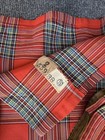 1950s Vintage New Delta Iwakuni Japan Plaid Loop Collar Military Souvenir Shirt