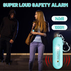 Personal Safety Alarm - Waterproof Rechargeable Security Alarm - 140db Extra Lou