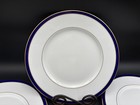 Lenox  federal Cobalt   Gold Trim   Usa   Set Of 4   Dinner Plates   10 7 8 