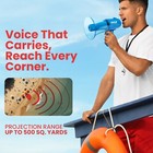 Pyle Megaphone Siren Bullhorn Speaker Portable Lightweight Automatic Bullhorn