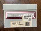 Vtg Nos Bostonian Black Oxford Dress Shoes W  Original Box   Receipt Size 10d