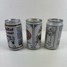 Lot Of 3 Vintage Iron City Beer 12 Oz Steel Cans Pittsburgh Pirates Hall Of Fame