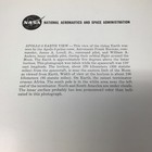 Vintage Nasa Litography Apollo 8 Spacecraft In Orbit Around The Moon Views 1968