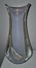 Opal Murano Art Glass Vase With Gold Trailings 1623
